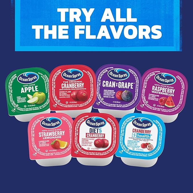 Ocean Spray® Cranberry +Health Juice Drink 4 Fl Oz Cup 48 Count