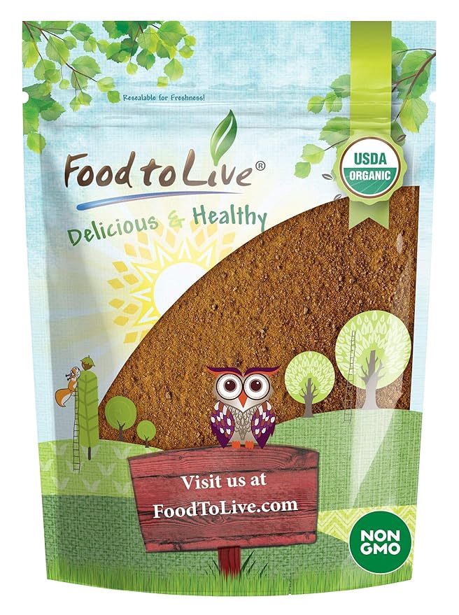 Food to Live Organic Freeze-Dried Acerola Cherry Powder 4 Pounds – Non-GMO 100% Pure Kosher Raw Non-Irradiated No Additives Vegan Superfood Bulk Great for Juice Drinks and Smoothies Rich in