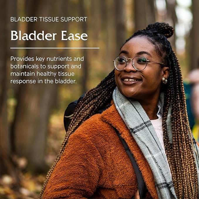 Vitanica Bladder Ease - Herbal Supplement for Bladder Tissue Health Support - Support Healthy Function of the Bladder Wall Tissue - Urinary Health Supplement with Vitamin A - Vegan - 180 Capsules