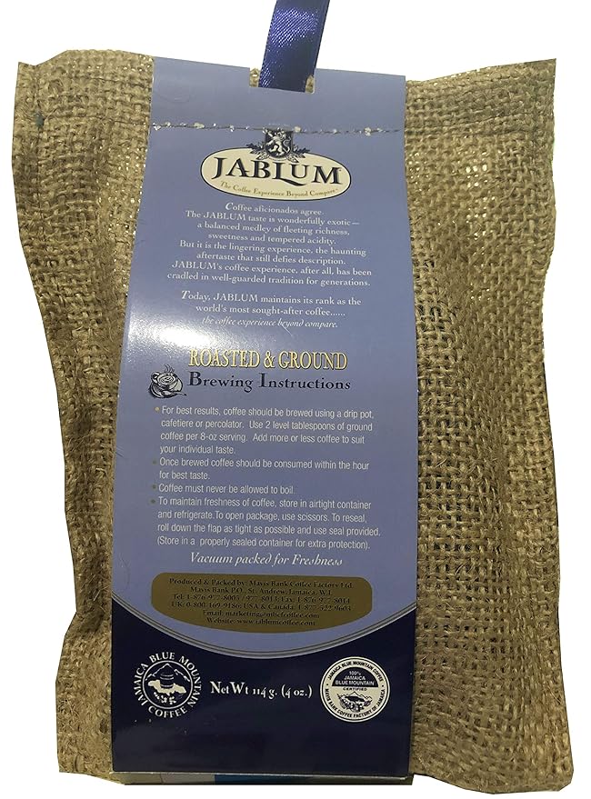 Jamaica Classic Roasted and Ground Coffee - 4 oz bag