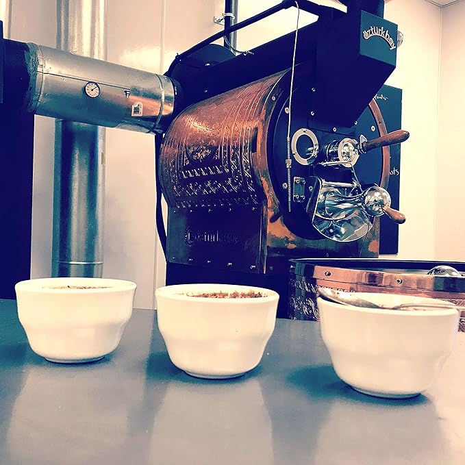 Single Origin Sumatra Coffee Beans Aged in Stout Whiskey Barrels - Ground Coffee - 12 oz and Ethiopian Coffee Raw Beans Aged in Rye Whiskey Barrels - Ground Coffee - 12 oz