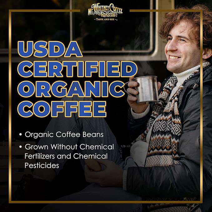 Mt. Whitney Organic Mammoth Espresso Low Acid Coffee (Ground 12 Oz)