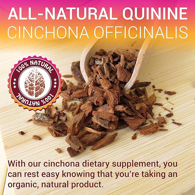 Quinine Liquid Extract 4oz – Restless Legs Syndrome Relief &amp Leg Cramps PM Nighttime Cramp Relief – All-Natural Cinchona Officinalis Bark Tincture for Cramp Defense Digestive Health &amp Immune