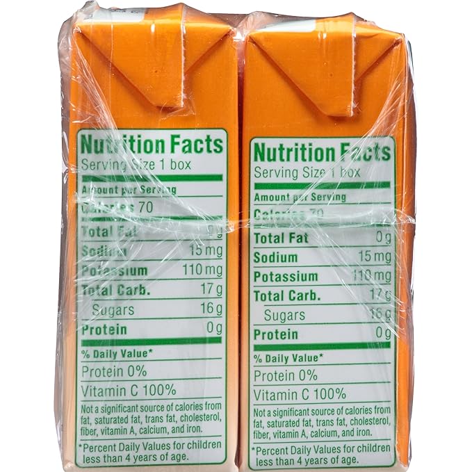 Juicy Juice Orange Tangerine 4.23 Ounce Boxes 8 Count (Pack of 5)