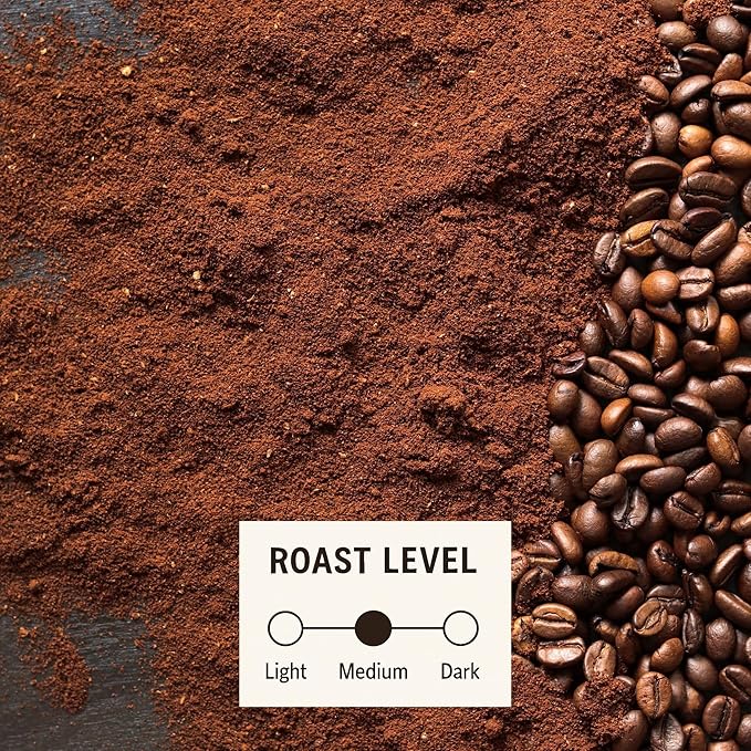 Fresh Roasted Ground Coffee Ethiopian Sidamo Natural Single Origin Coffee – Natural Process Medium Light Roast Specialty Arabica – Kilan Coffee 16 ozGround