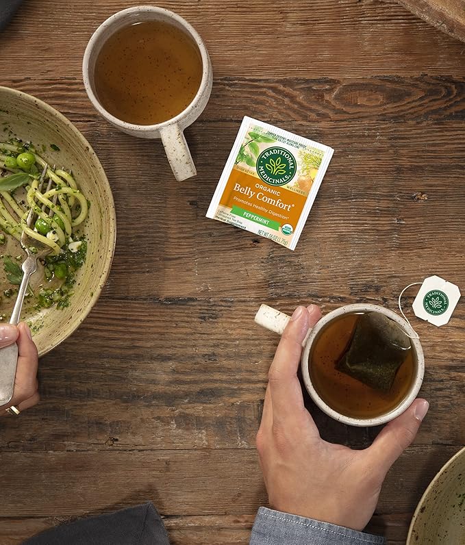Pack of 4 x Traditional Medicinals Organic Eater's Digest Herbal Tea - 16 Tea