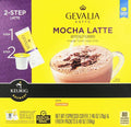 Gevalia Mocha Latte Espresso K-Cup Coffee Pods &amp Froth Packets (9 Pods and Froth Packets)