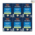 Celestial Seasonings TeaWell Herbal Tea Sleep with Melatonin Chamomile Mint Caffeine Free Wellness Tea 12 Tea Bags (Pack of 6)