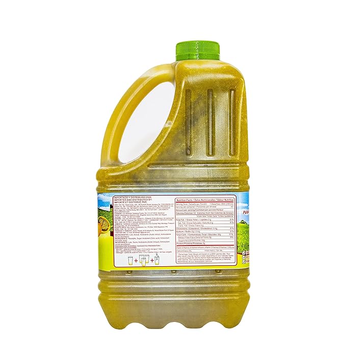 Canoa Fruit Pulp - Made With Real Fruit - 64 Fl Oz - Make Juices Cocktails Desserts and More - Choose From Many Flavors - Tangerine