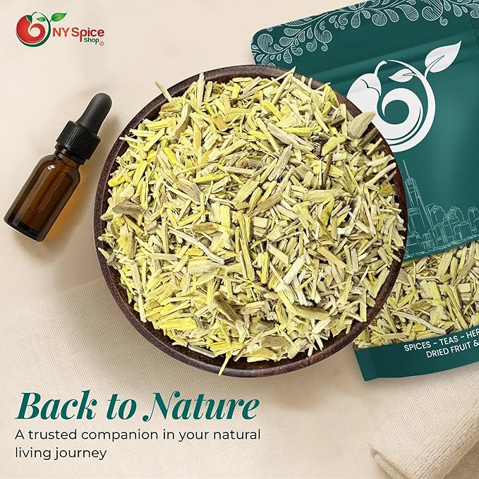NY Spice Shop Barberry Root Bark - Cut &amp Sifted Dried Berberis Vulgaris Herb - Natural Plant-Based Ingredient Botanical Herb For Teas Tinctures &amp Herbal Blends (16 Ounce)