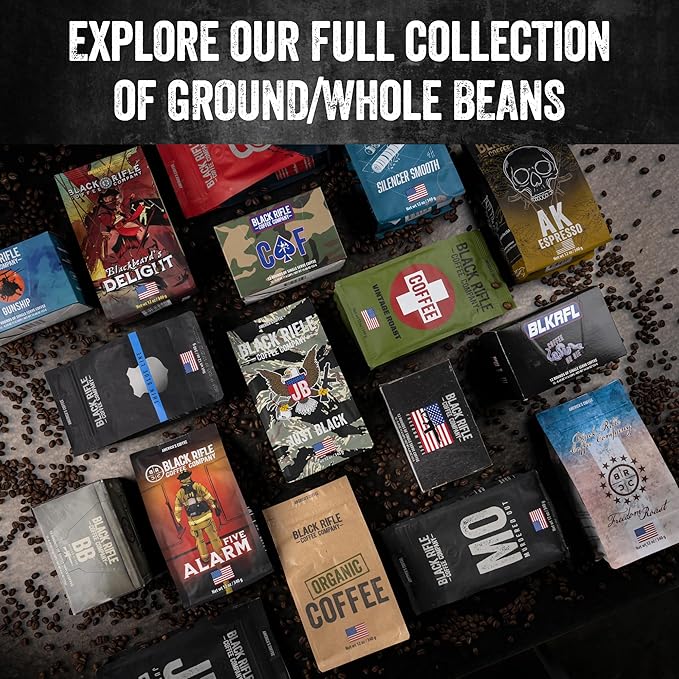 Black Rifle Coffee Company Dark Roast Coffee Pods – 100% Arabica Bold Smoky Single-Serve K-Cup Compatible – Veteran-Founded Premium Coffee – Tactisquatch – 84 Count