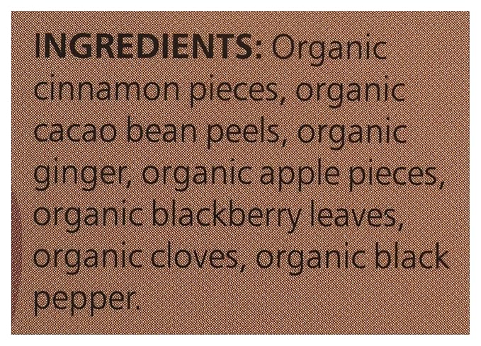 Oteas Organic Chocolate Chai Tea USDA Certified Organic Gluten Free &amp Non-GMO 15 Tea Bags (Pack of 6)