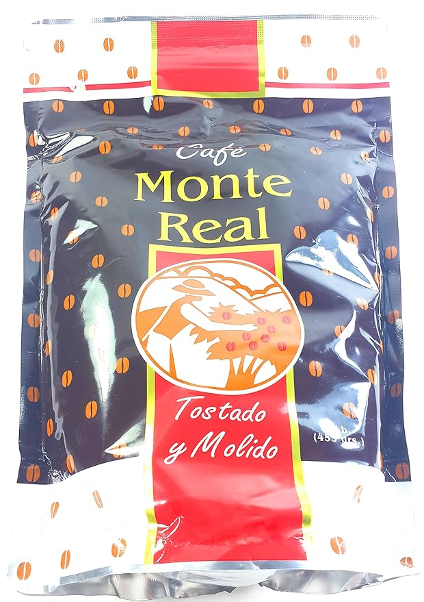 Monte Real Ground Dominican Coffee 20 Bags/Pounds Pack