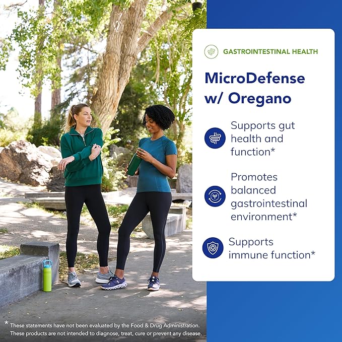 Pure Encapsulations MicroDefense with Oregano | Support for Healthy Gastrointestinal Tract Function and Balance | 180 Capsules