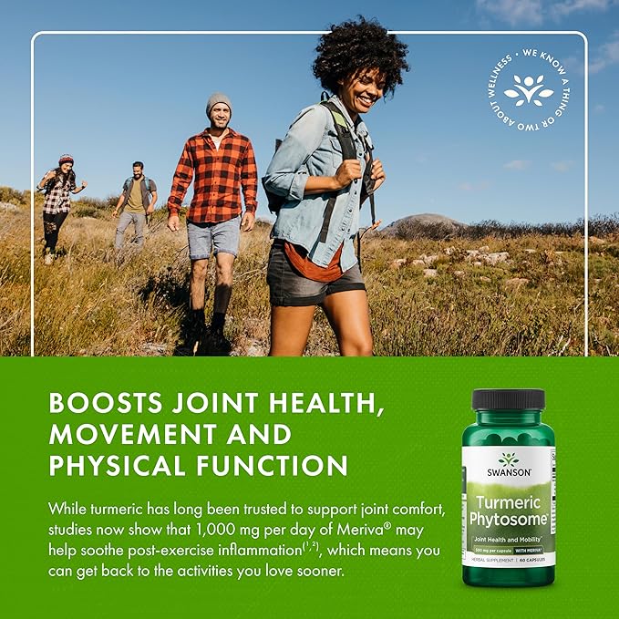 Swanson Turmeric Phytosome with Meriva 500 Milligrams 60 Capsules (2 Pack)