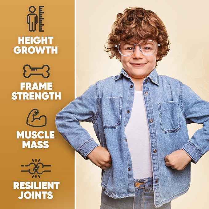 Height Growth Increase Vitamin Gummies Calcium 100mg Magnesium Glycinate 30mg Zinc Ashwagandha Vitamin K2 D3 25mg Grow Tall Maximizer Supplement Multivitamin for Kids Teens Boy &amp Girl Adul