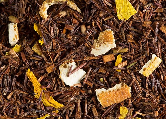 Dammann Freres Sachets Rooibos Citrus Tea Bags Premium Gourmet Notes of Lemon Clementine and Orange Tea Individually Wrapped 24 Count (Single Pack)