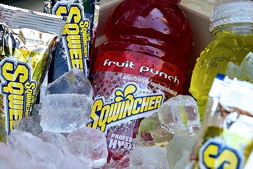 Sqwincher Zero Activity Drink Bottles| Fruit Punch Flavored | Sugar Free | Low Calorie | Low Sodium | Ready-To-Drink | Electrolyte Replenishment Hydration Drink | 20 oz (Case of 24)