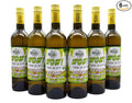 De La Rosa Organic White Grape Juice Kosher Non-GMO &amp Gluten Free No Preservatives or Sulfites Vegan White Grape Juice 25.4 Oz Glass Bottle (Pack of 6)