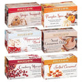 Bigelow Tea Seasonal Tea 6 Flavor Variety Pack Mixed Caffeinated and Caffeine Free 18 Count Pack of 6 108 Total Tea Bags