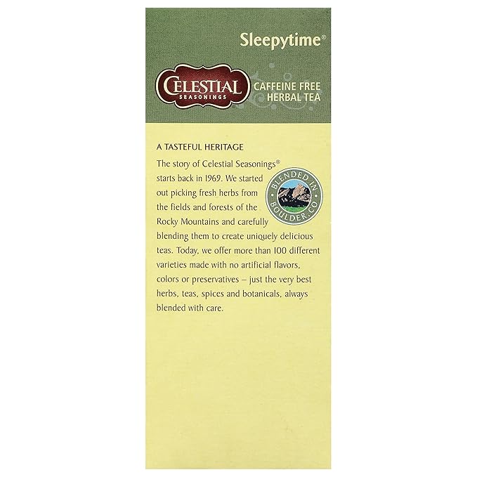 Celestial Seasonings Herbal Tea Sleepytime 25 Count (Pack of 6)