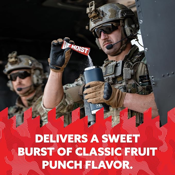 HOIST Premium Military Hydration Pack – Variety Pack 16 oz Drinks + Fruit Punch Powder Sticks – Ultimate Electrolyte Duo for Rapid Hydration &amp Performance