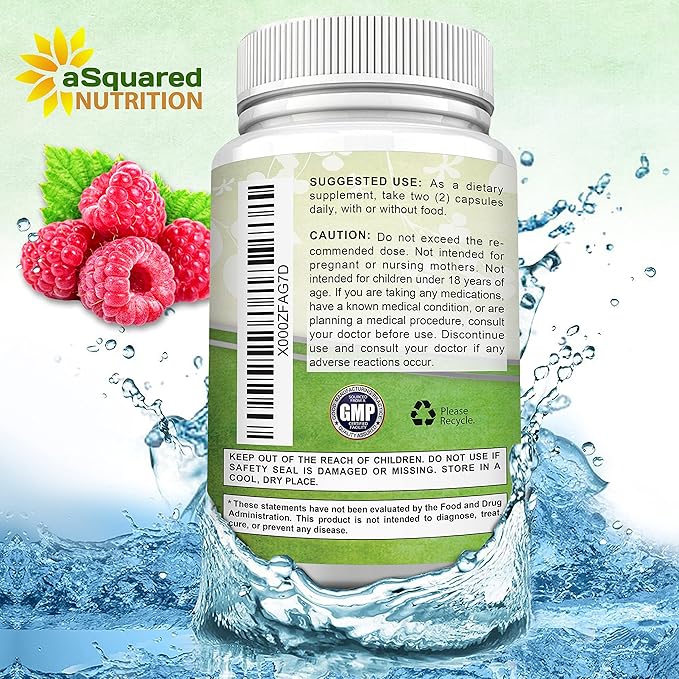 aSquared Nutrition Natural Raspberry Ketones 1000mg-180 Capsules-Weight Loss Supplement Max Strength Plus Appetite Suppressant Diet Pills Premium Lean Health Powder to Boost Pure Energy &amp Metabo