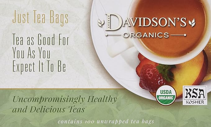 Davidson's Organics Dragonwell Green 100-count Unwrapped Tea Bags