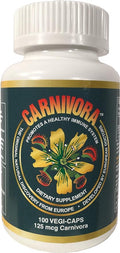 Carnivora Vegi-Caps - Gluten Free Vegan Friendly Capsules to Strengthen and Support Your Immune System (100 Capsules)