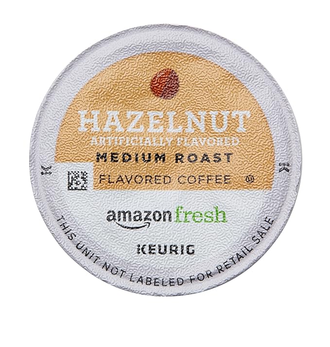 AmazonFresh 80 Ct. K-Cups Hazelnut Flavored Medium Roast Keurig K-Cup Brewer Compatible