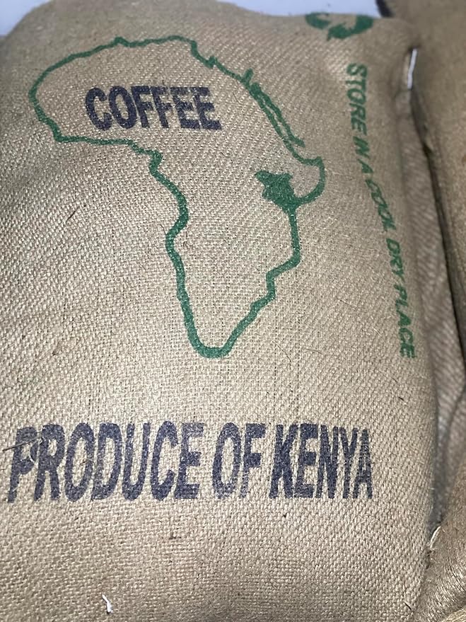 Kenyan AA Unroasted Green Arabica Coffee Beans - Premium AA Grade Quality - 100% Pure Arabica Coffee Beans With Optimal Flavor Freshness &amp Aroma - Handpicked Washed &amp Sun Dried 20 LB