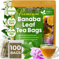 FreshDrinkUS Premium 100 Banaba Tea Bags 100% Natural &amp Pure from Banaba Leaves. Loose Leaf Banaba Herbal Tea. No Sugar No Caffeine No Gluten Vegan.