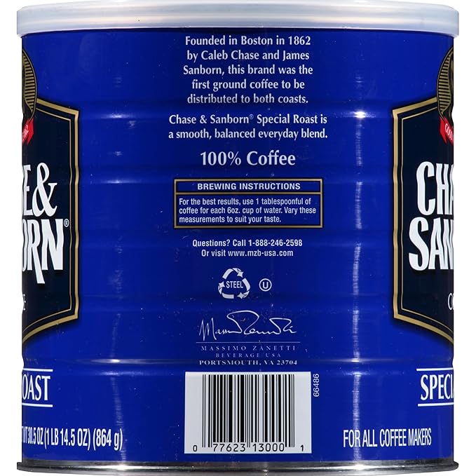 Chase &amp Sanborn Coffee Special Roast Ground Coffee Medium Roast 30.5 Ounce