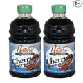 Nature Blessed 100% Pure Tart Cherry Concentrate - 2 Quarts (Two 32oz Bottles) Refreshing by itself or in Smoothie All Natural No added Sugar or Preservatives. Harvest Special - Price reduced from