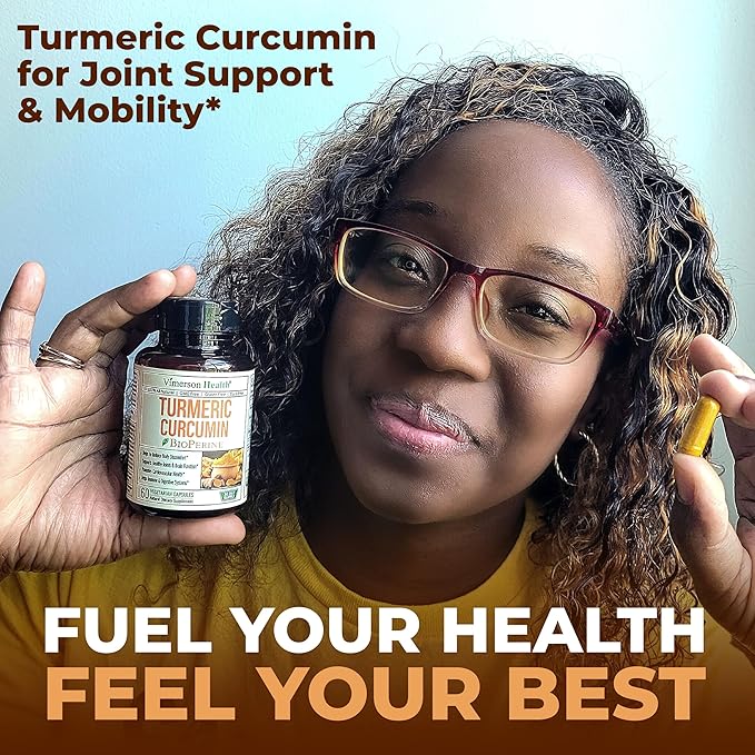 Turmeric Curcumin Supplement - 1200 mg Organic Turmeric + Tumeric Extract (95% Curcuminoids) for Joint Support &amp Digestive Health - Turmeric Supplement - Pure Curcumin with Black Pepper - 60 Capsu