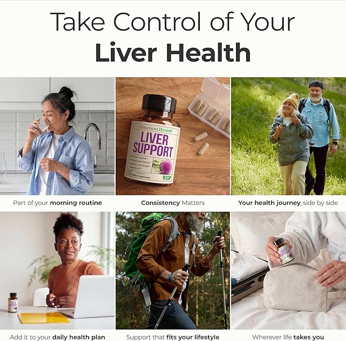 Vegan Liver Cleanse Detox &amp Repair – Herbal Liver Support Supplement w/ Silymarin Milk Thistle Zinc Dandelion Root &amp Artichoke Extract for Enzyme Support Energy &amp Healthy Digestion. 60