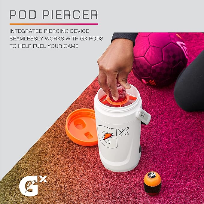 Gatorade Gx Performance Jug 64oz Leakproof Non Slip Grip Great for Athletes Navy