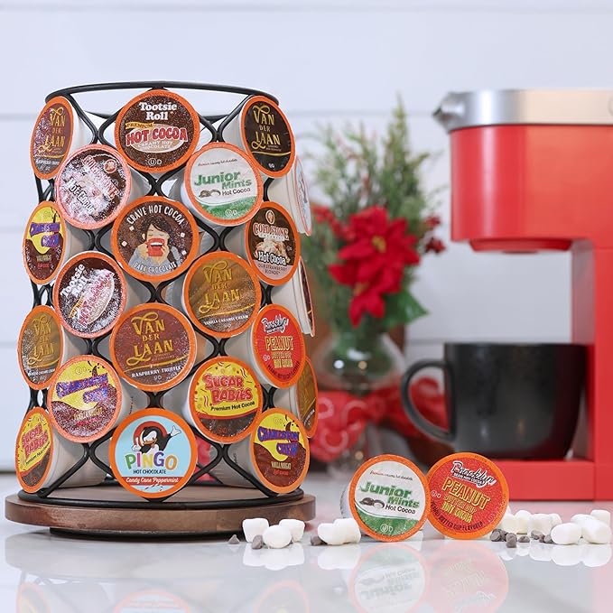 Two Rivers Coffee Cozy Collection Holiday Hot Cocoa Pods Compatible with Keurig K Cup Brewers Assorted Flavors 40 Count (Pack of 1)