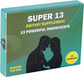 Super 13 Fast Acting Herbal Male Supplement for Men. 13 Potent Ingredients - Horny Goat Weed Tongkat Ali Maca &amp More for Energy Vitality Stamina Endurance and Performance Enhancer Pills 10 Caps