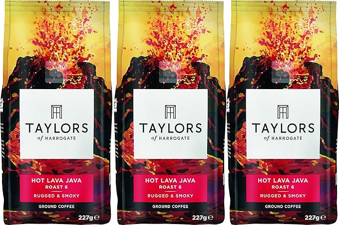 Taylors Hot Lava Java Coffee 3x 227g