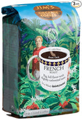 Jim's Organic Coffee Ground French Roast 12-Ounce Units (Pack of 3)