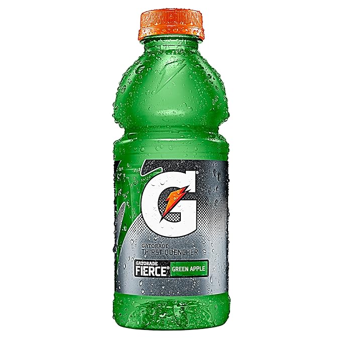 Gatorade Thirst Quencher Fierce Green Apple 20 Fl Oz Pack of 8