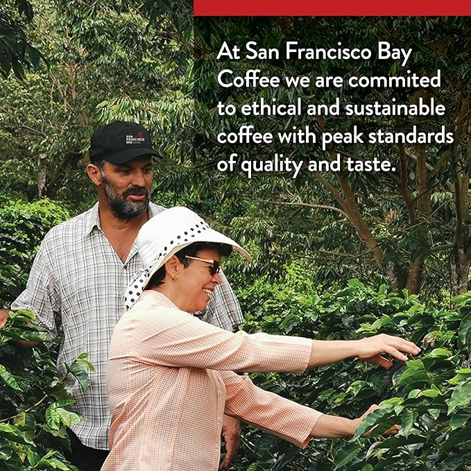 San Francisco Bay Coffee - Decaf Medium Roast - Decaf Gourmet Blend (28 oz bag) - Ground Coffee Swiss Water Processed