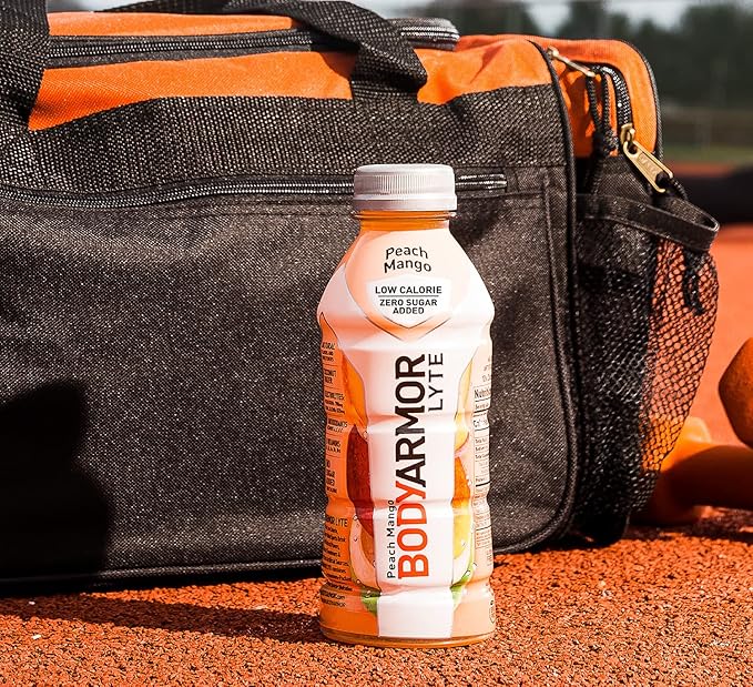 BODYARMOR Sports Drink and BODYARMOR LYTE Sports Drink Bundle (Pack of 12 16 Fl Oz)