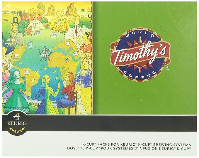 Timothy's World Coffee Chinese Green Tea K-Cups 24-Count