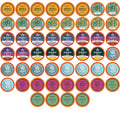 Two Rivers Coffee Assorted Tea Sampler Pods Variety Pack Compatible with K Cup Brewers Including 2.0 52 Count