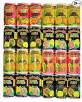 Hawaiian Sun Drinks 24 Pack Sampler (Pass-O-GuavaPineapple-Orange Lilikoi-Passion Fruit Guava) 6 Pack of Each