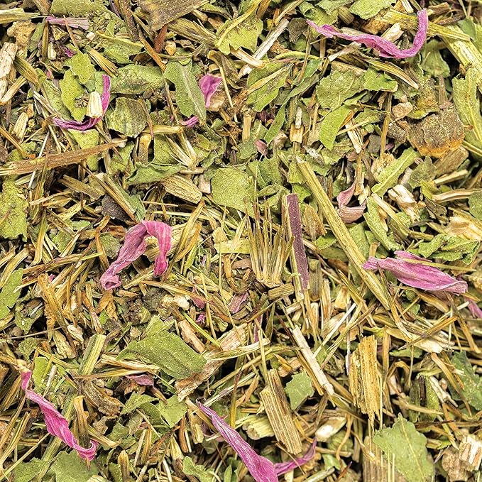 Echinacea Purpurea Whole Herb for Tea &amp Traditional Herbal Preparations | Loose-Leaf Cut &amp Sifted | 99 Servings | 7 oz | Sacred Blossom Farm | Wisconsin-Grown Single Source