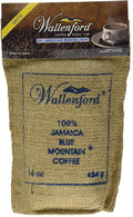 Roasted and Ground 100% Jamaica Blue Mountain Coffee 16oz (1lb) Bag