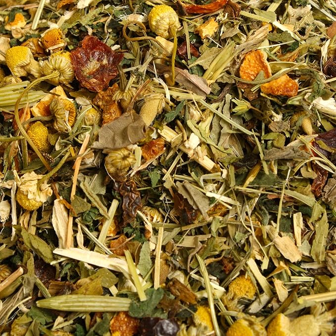 Winter Herbal Tea Blend: Loose-Leaf Organic &amp Wildcrafted Healing and Medicinal 4 oz. Tin.